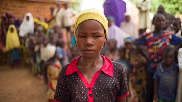 Image of Rukkaya, young girl with trachoma