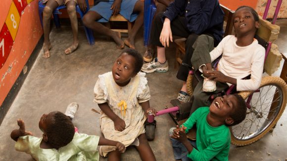 In Malawi, a group of students receive Early Childhood development education.
