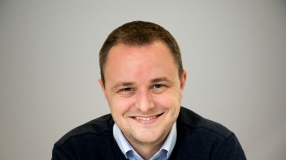Mike Straney smiling.