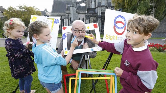 Junior Painter judge PJ Lynch meets budding young artists.