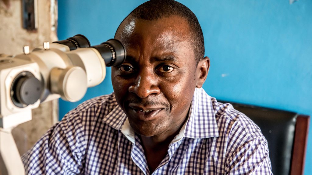 Dr Gerald Msukwa smiles at the camera.