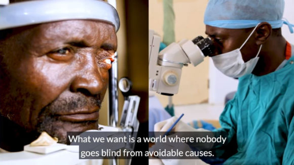 Example of a video with a two-line caption.
