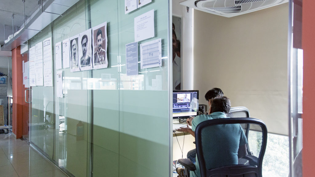 An office.