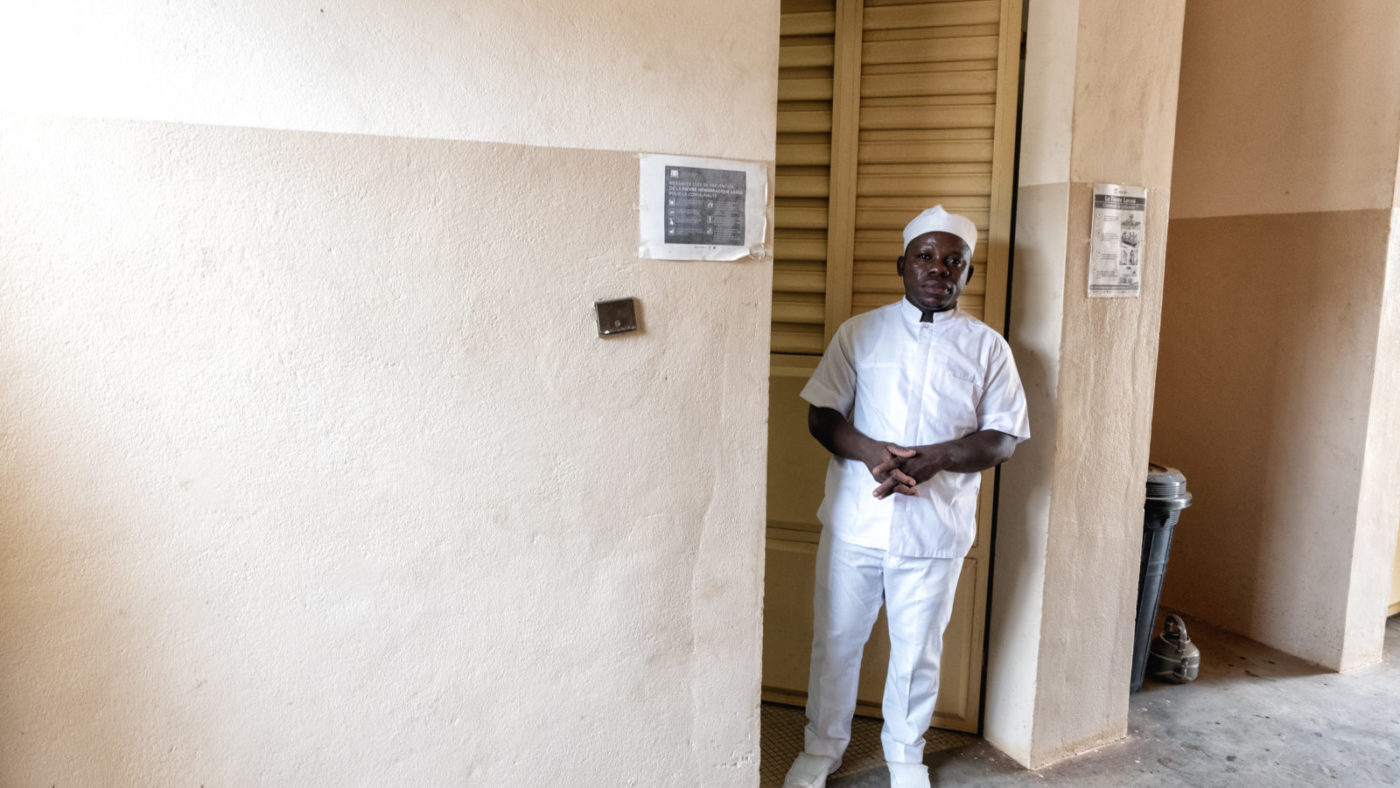 Hospital director at the health centre.