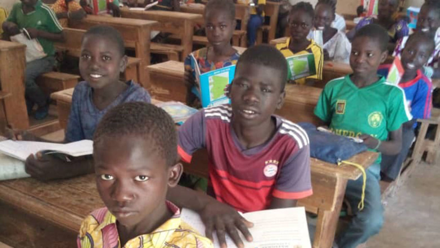 Gamangassou in school in Cameroon.