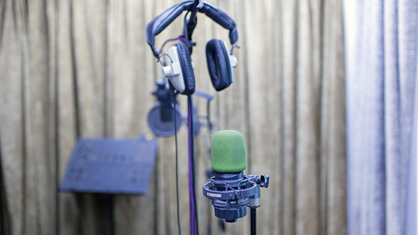 Pair of headphones.