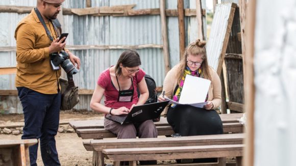 The Tropical Data team working on trachoma surveys in Arusha in 2019.