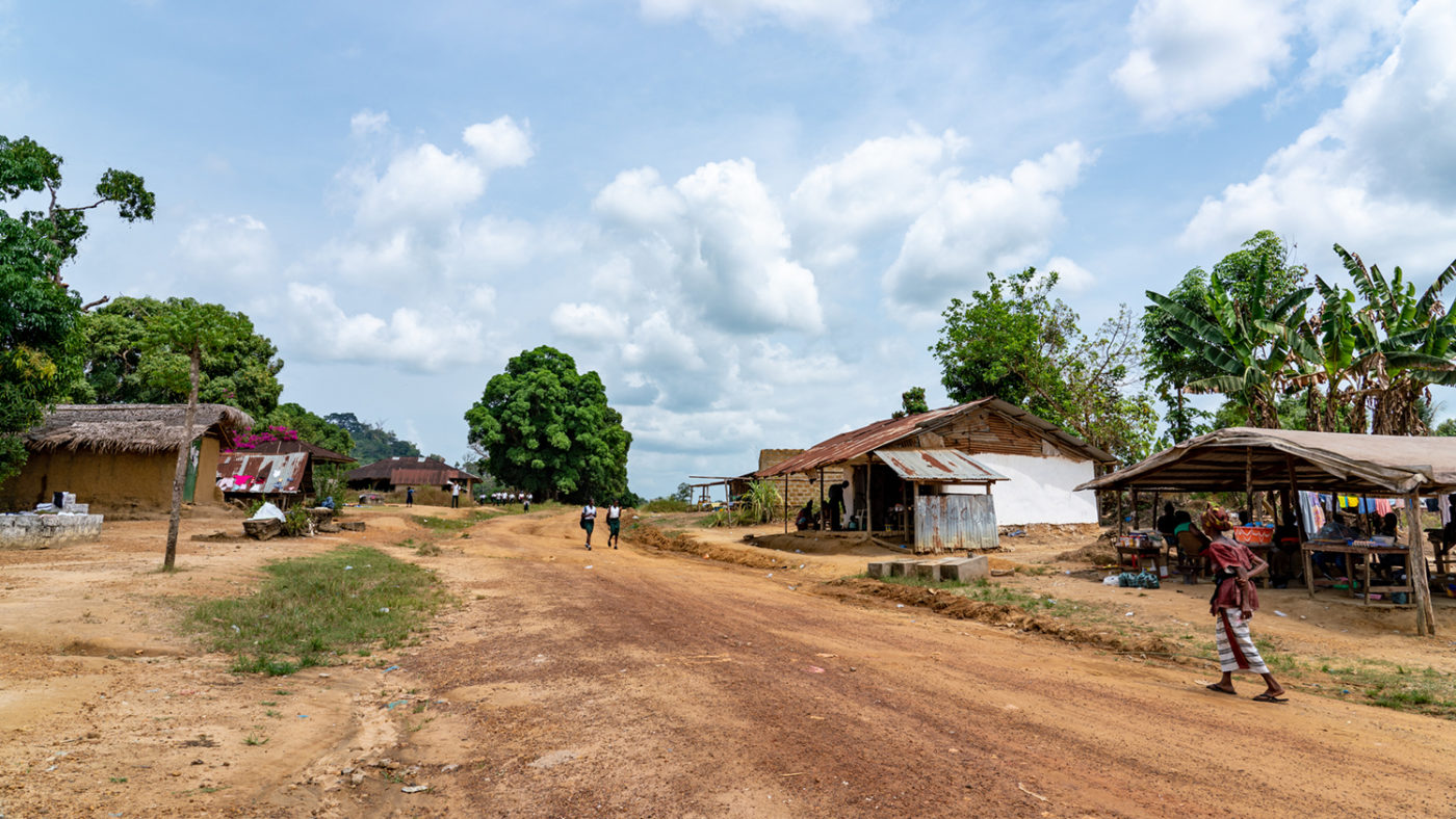 a remote village.