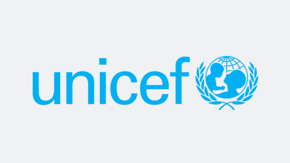 Unicef logo.
