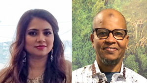 Ujala Sarfaraz and Saleck Dah.