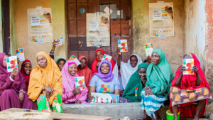 A group of women at an inclusive family planning workshop in Nigeria.